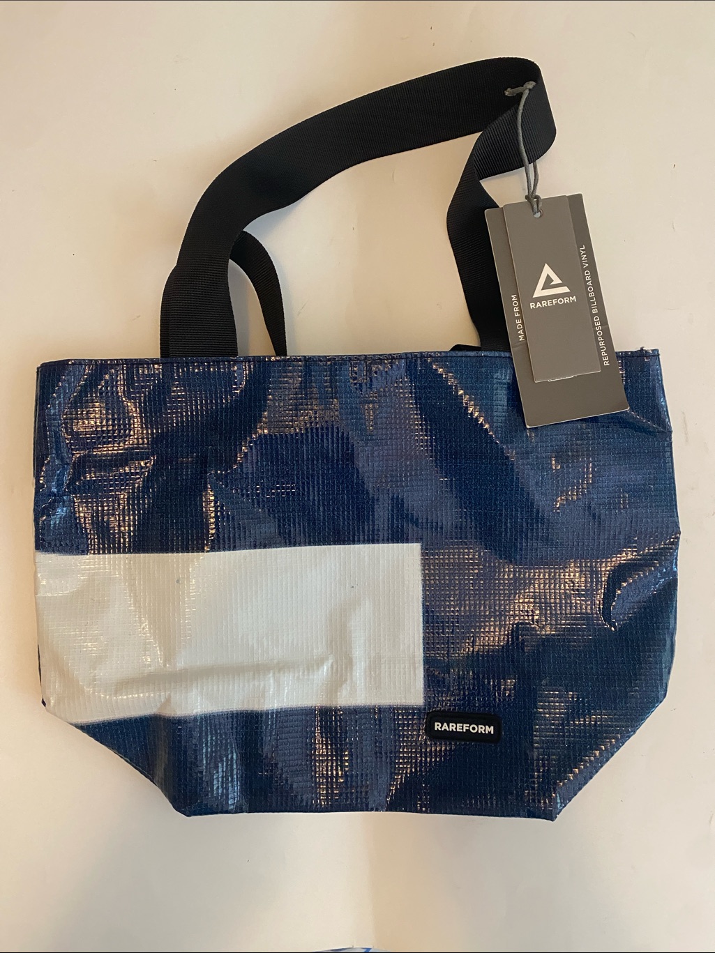 Rareform Mini Blake Tote Nwt Blues White Recycled Billboard — image 2 of 8